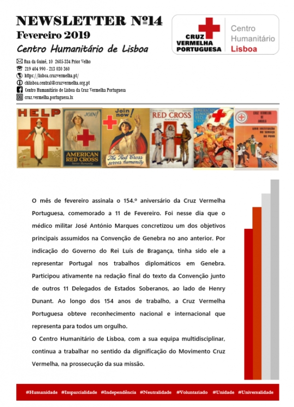Newsletter do CH Lisboa fevereiro