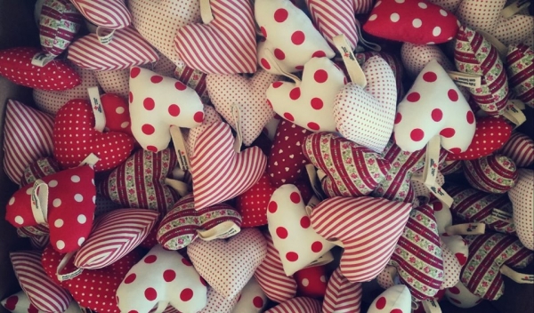 Corações executados no nosso atelier